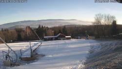 Spodní část sjezdovky