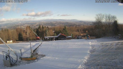 Spodní část sjezdovky