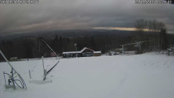 Spodní část sjezdovky