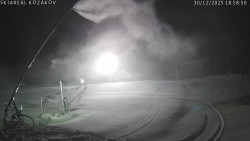 Spodní část sjezdovky