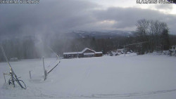 Spodní část sjezdovky