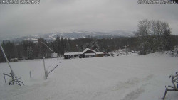 Spodní část sjezdovky