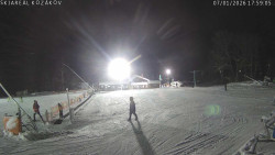 Spodní část sjezdovky