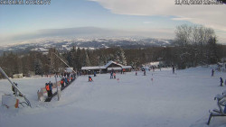 Spodní část sjezdovky