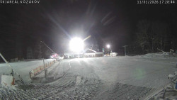 Spodní část sjezdovky