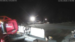 Spodní část sjezdovky