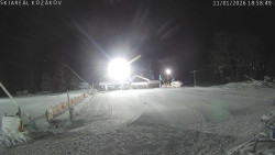 Spodní část sjezdovky