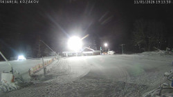 Spodní část sjezdovky