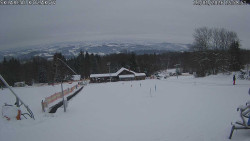 Spodní část sjezdovky