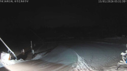 Spodní část sjezdovky