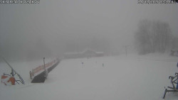 Spodní část sjezdovky