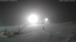 Spodní část sjezdovky