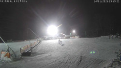 Spodní část sjezdovky