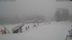 Spodní část sjezdovky