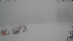 Spodní část sjezdovky