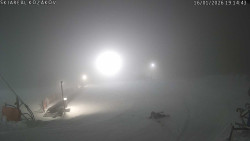 Spodní část sjezdovky