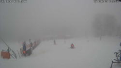 Spodní část sjezdovky