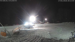 Spodní část sjezdovky