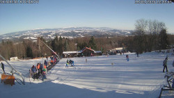 Spodní část sjezdovky