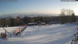 Spodní část sjezdovky