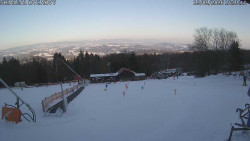 Spodní část sjezdovky