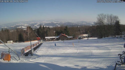 Spodní část sjezdovky