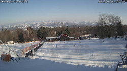 Spodní část sjezdovky