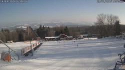 Spodní část sjezdovky