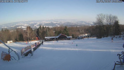 Spodní část sjezdovky