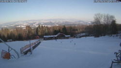 Spodní část sjezdovky