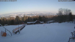 Spodní část sjezdovky