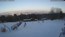 Spodní část sjezdovky