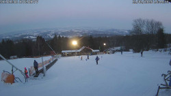 Spodní část sjezdovky