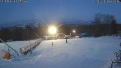 Spodní část sjezdovky