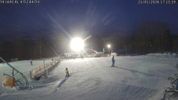 Spodní část sjezdovky