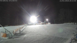 Spodní část sjezdovky