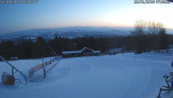 Spodní část sjezdovky