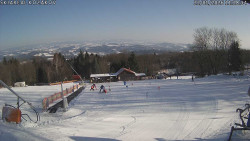 Spodní část sjezdovky