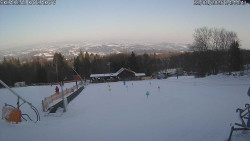 Spodní část sjezdovky