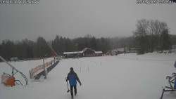 Spodní část sjezdovky