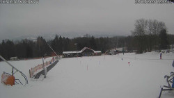 Spodní část sjezdovky