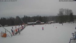 Spodní část sjezdovky