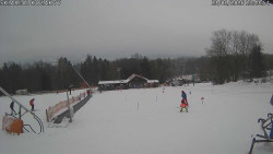 Spodní část sjezdovky