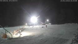 Spodní část sjezdovky