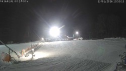 Spodní část sjezdovky