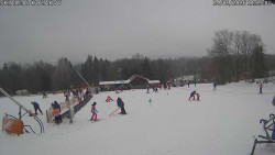 Spodní část sjezdovky