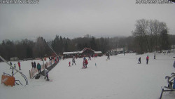 Spodní část sjezdovky