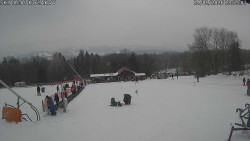 Spodní část sjezdovky