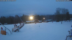 Spodní část sjezdovky