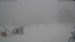 Spodní část sjezdovky